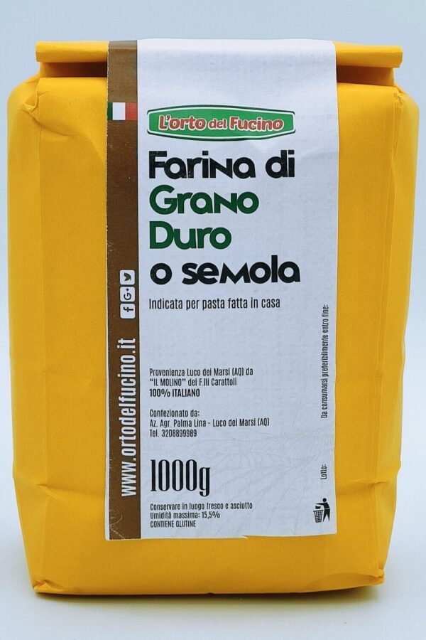 Farina di GRANO DURO o Semola 1kg - immagine 2
